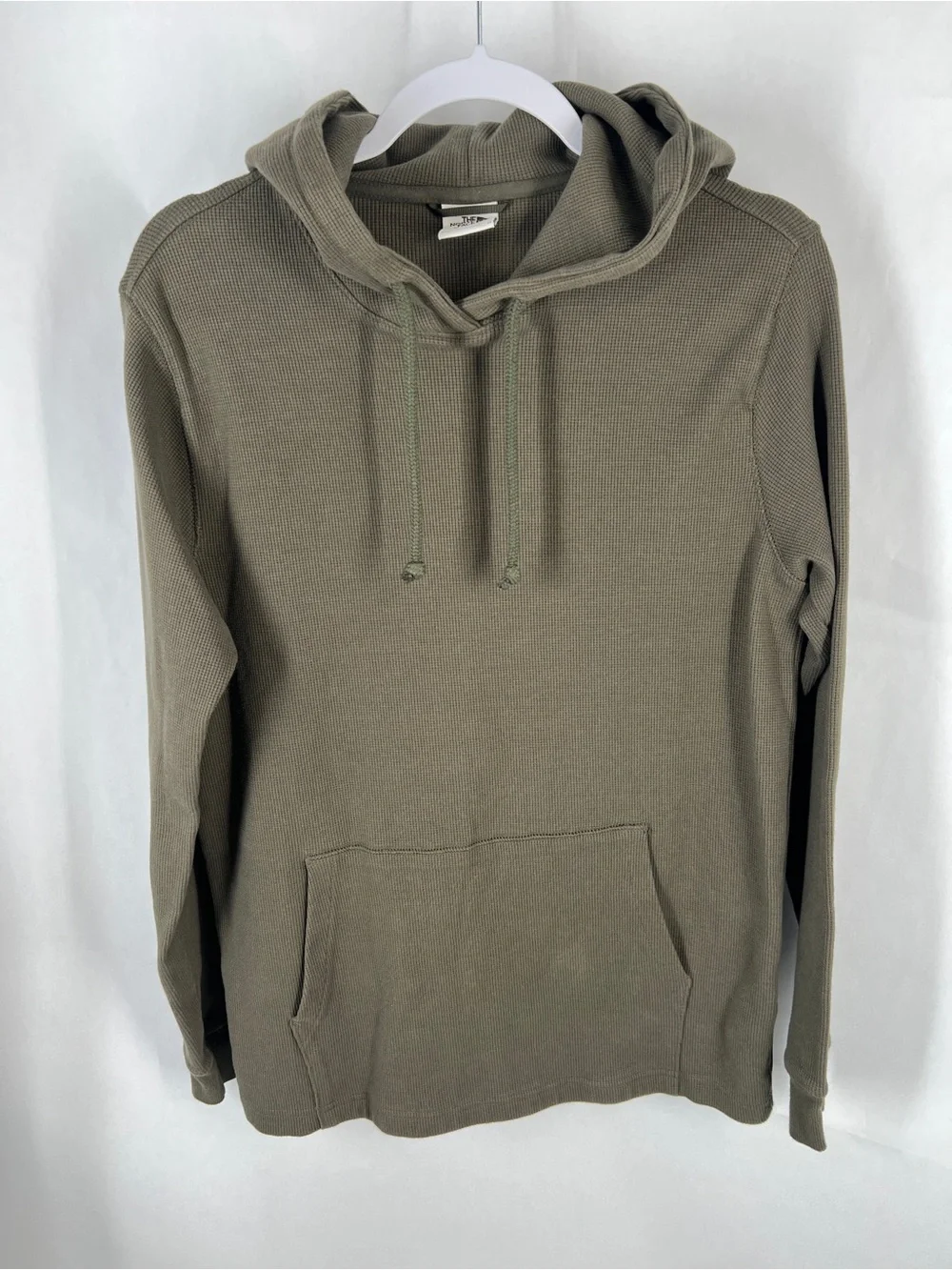 The North Face Men’s Waffle Hoodie Thyme Green Medium A7WS8